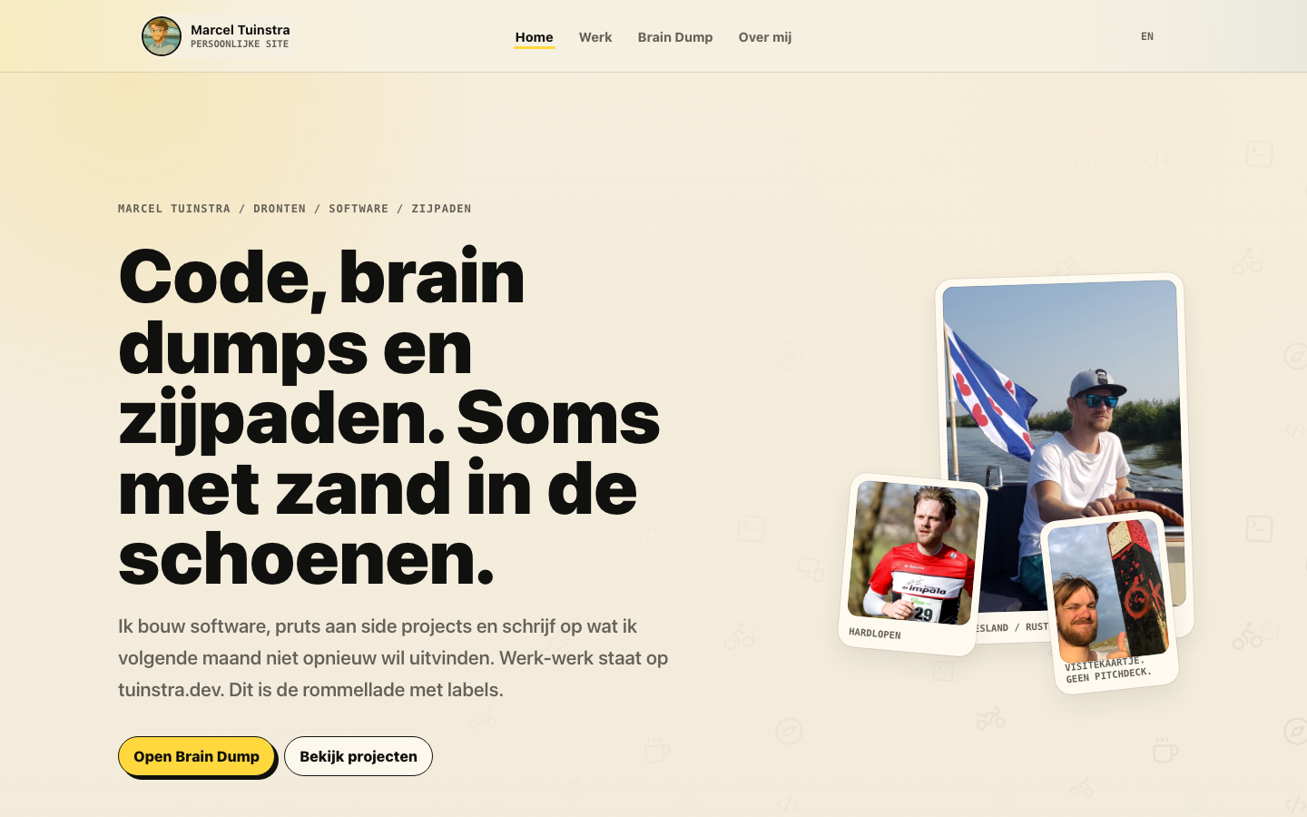 Marcel Tuinstra persoonlijke site
